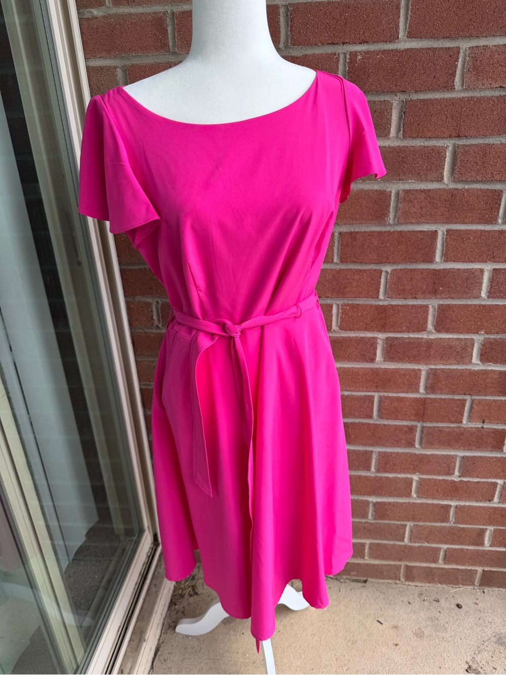 Calvin Klein pink midi dress